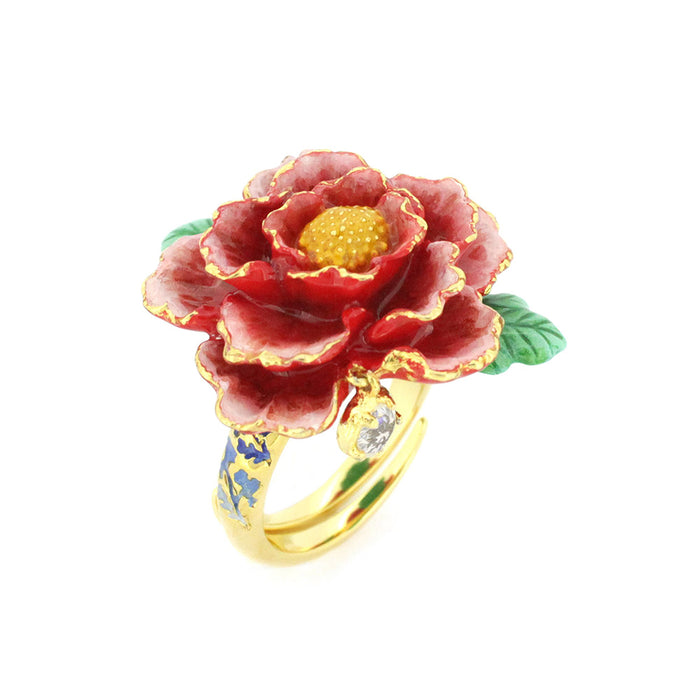 Orient Romance Love Flower Ring