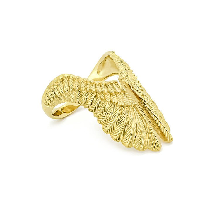 Owl Wings Ring 925 Sterling Silver