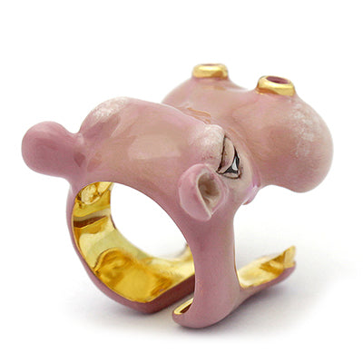 Happy Hippo Ring