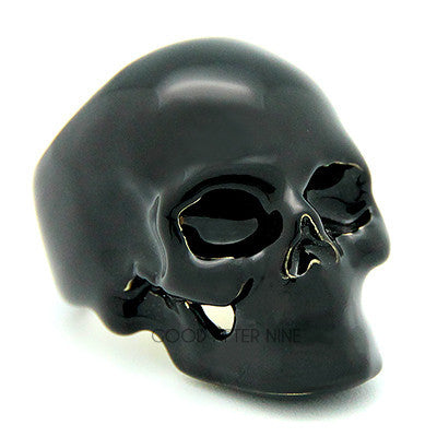 Skull Black Ring