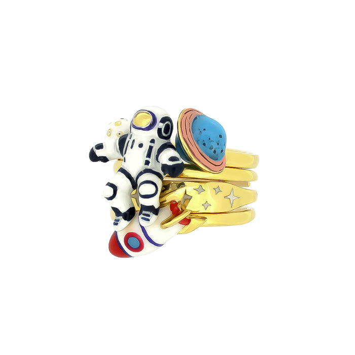 Space Walker Stacking Ring | Happy Story