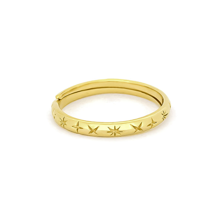 Wild Star Stacking Ring 925 Sterling Silver